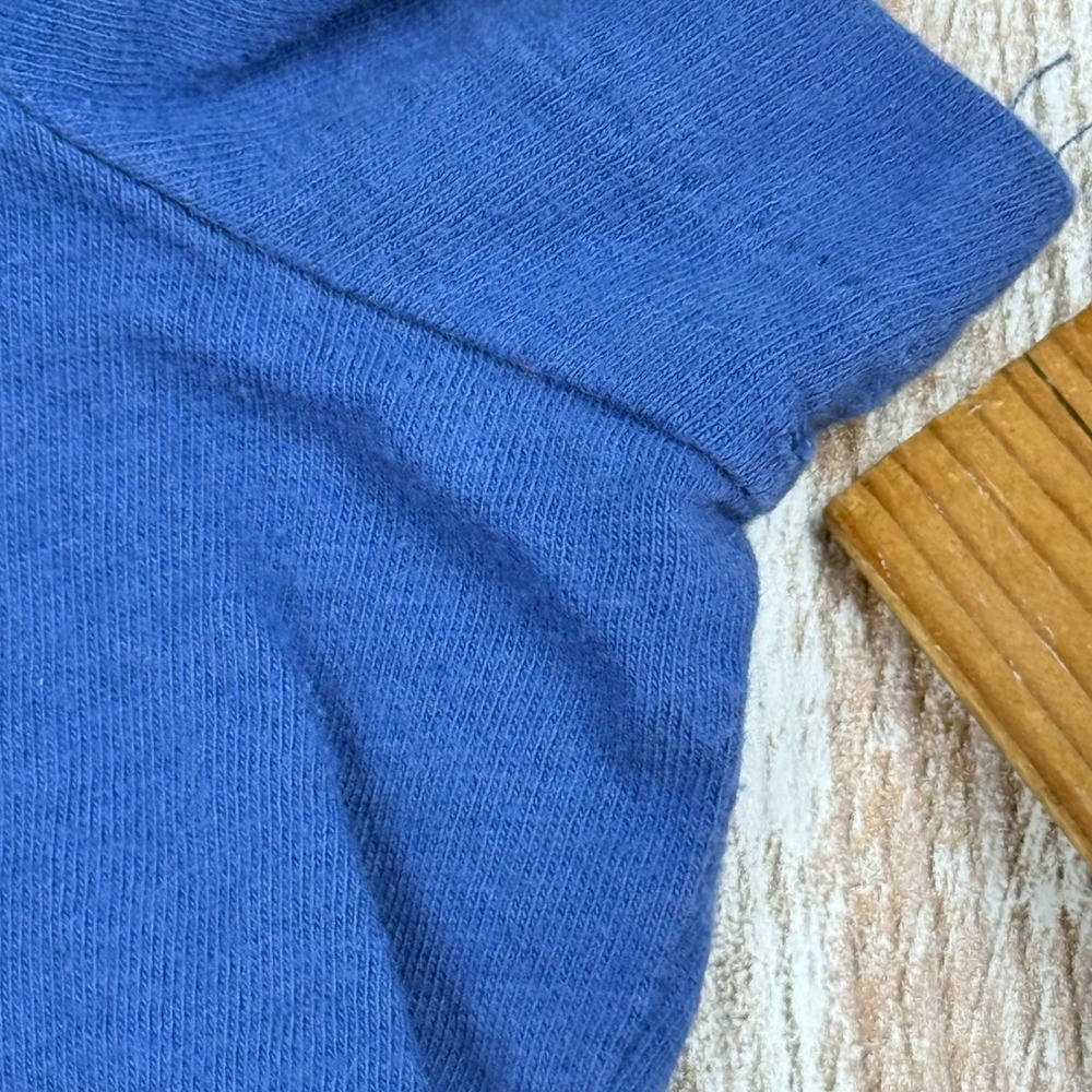 VTG Y2K Abercrombie and Fitch NY Blue Graphic Tee Shirt Puff Print Logo Large - Picture 6 of 6